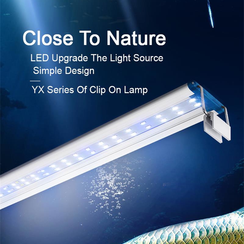 Aquarium Plant Iron - Clip impermeável extensível na lâmpada para