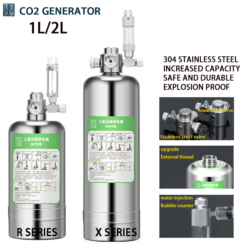 Aquarium Plant No Co2 - Zrdr kit sistema gerador de co2