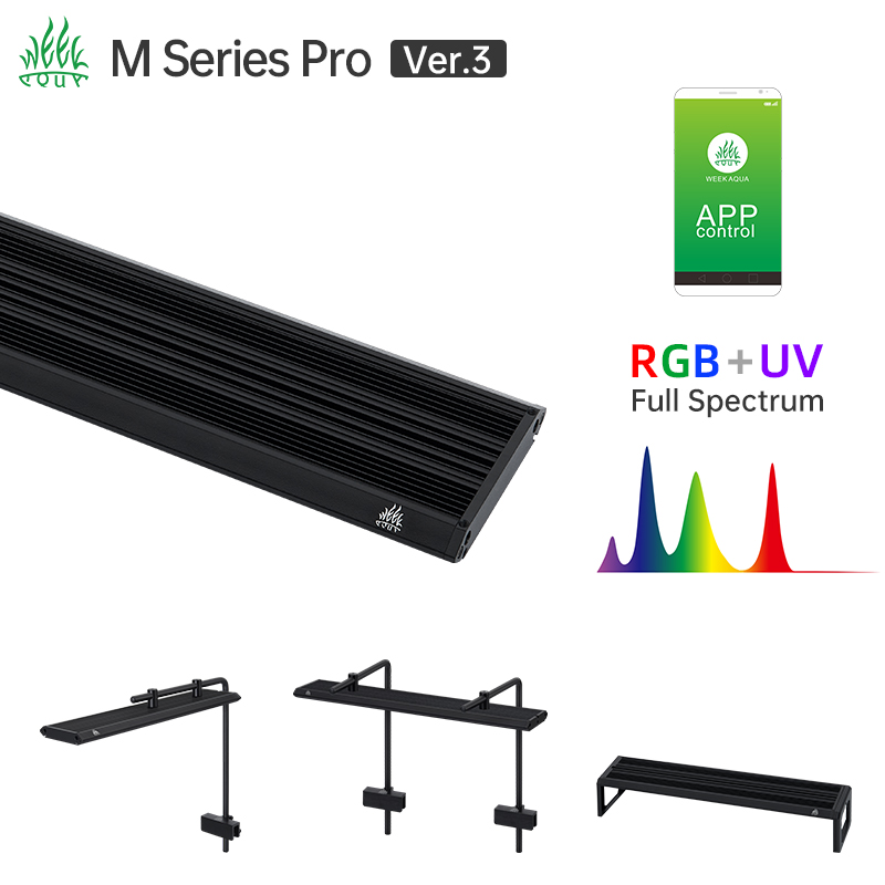 Aquarium Plant Iron - Luminária LED RGB UV para Aquário