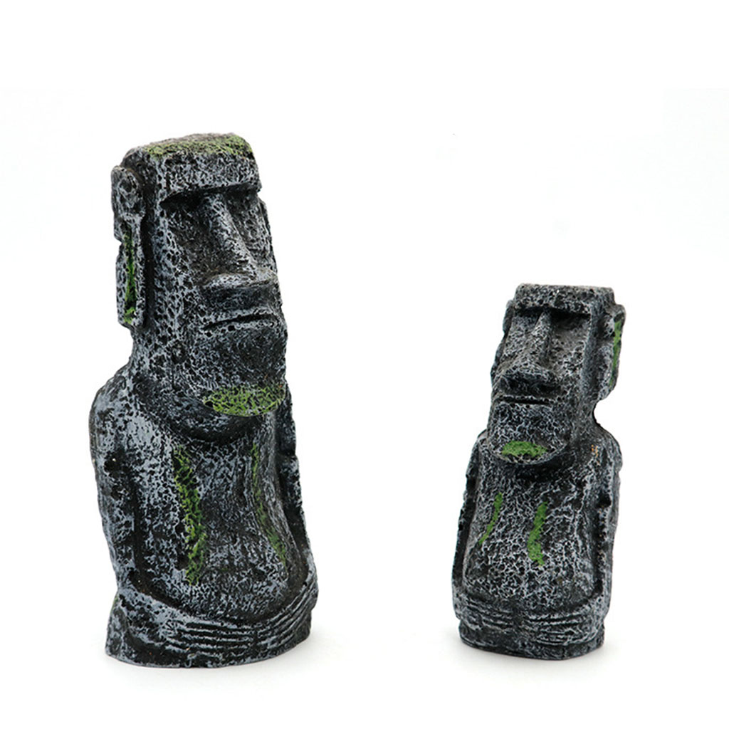 Aquário moai estátuas ilha de  - Aquarium Planting Ideas avaliação e preço