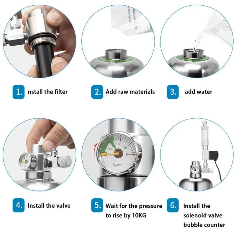 Aquário CO2 Gerador Kit Sistem - Aquarium Plant No Co2 avaliação e preço