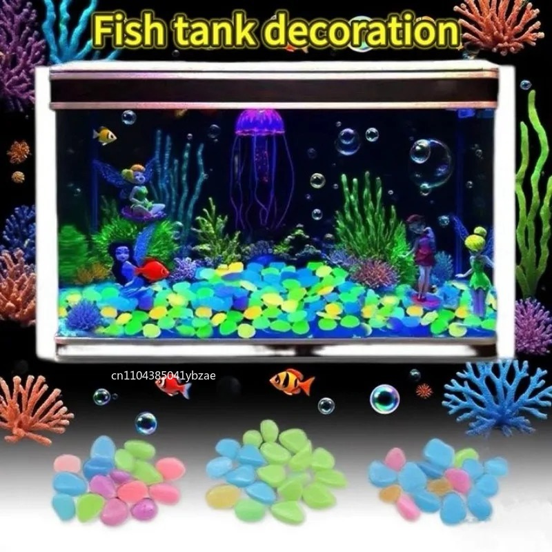 100-800 peças seixos que brilh - Aquarium Planted avaliação e preço