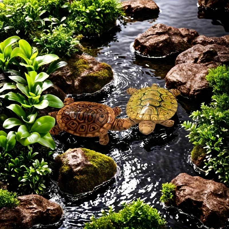 6 Mini Estátuas de Tartaruga p - Aquarium Planting Ideas avaliação e preço
