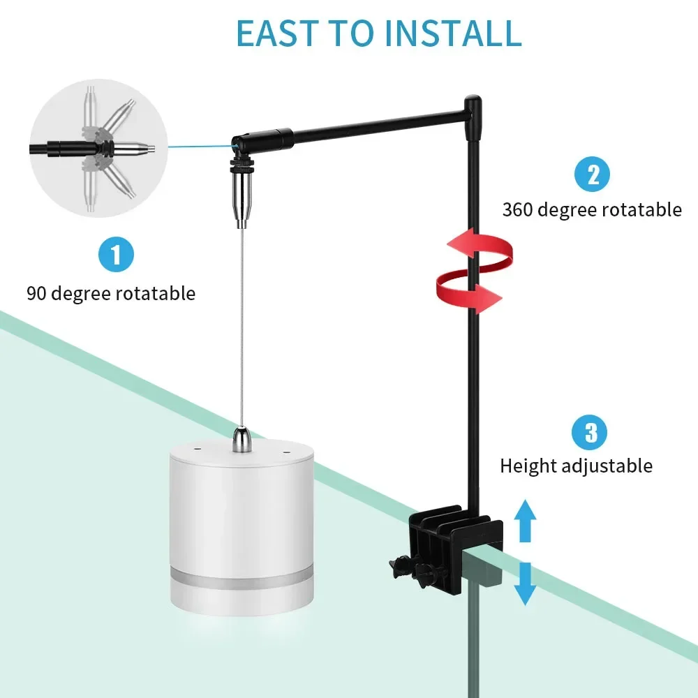 Aquário LED Pendurado Clip Lam - Planted Aquarium Hanging Light avaliação e preço