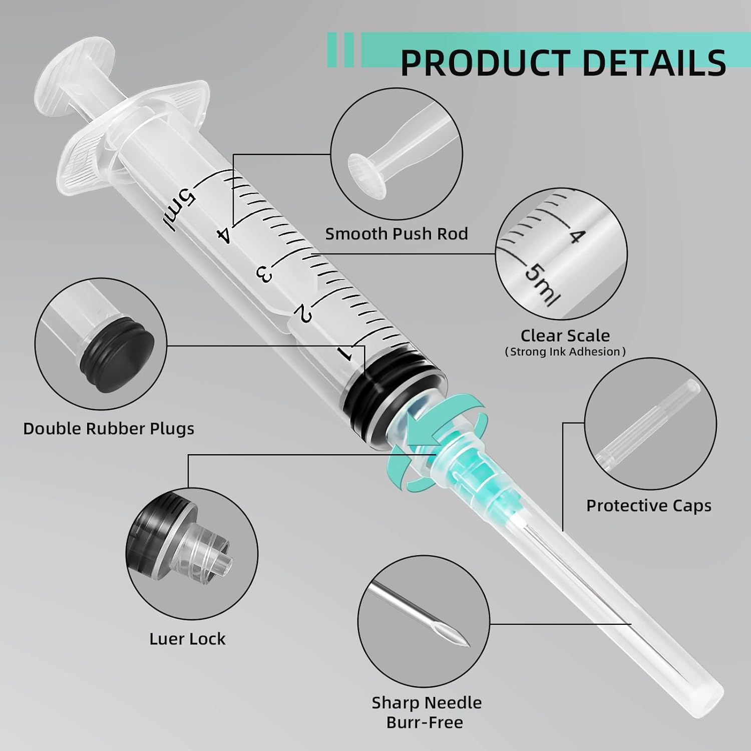 Seringa Luer Lock de 5ml, Adeq - Aquarium Planted avaliação e preço