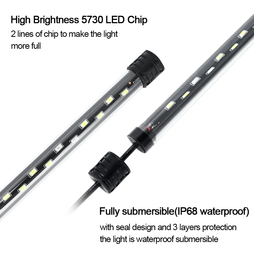 58cm luz de aquário led planta - Aquarium Plant Iron avaliação e preço