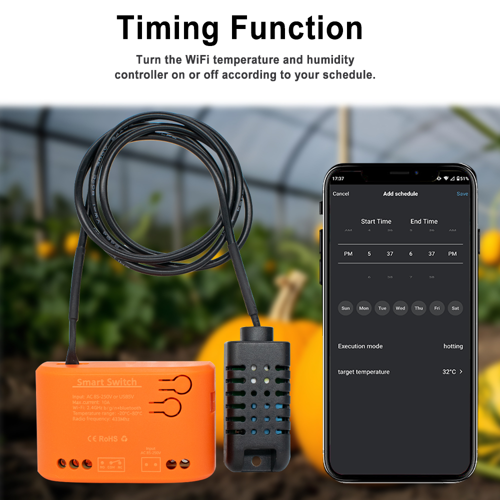 Tuya wifi sensor de umidade te - Aquarium Planted avaliação e preço